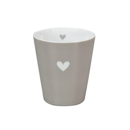 MUG COLOURFUL HEART SAGE